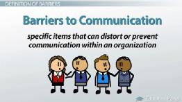 Barriers to Effective Communication: Definition & Examples